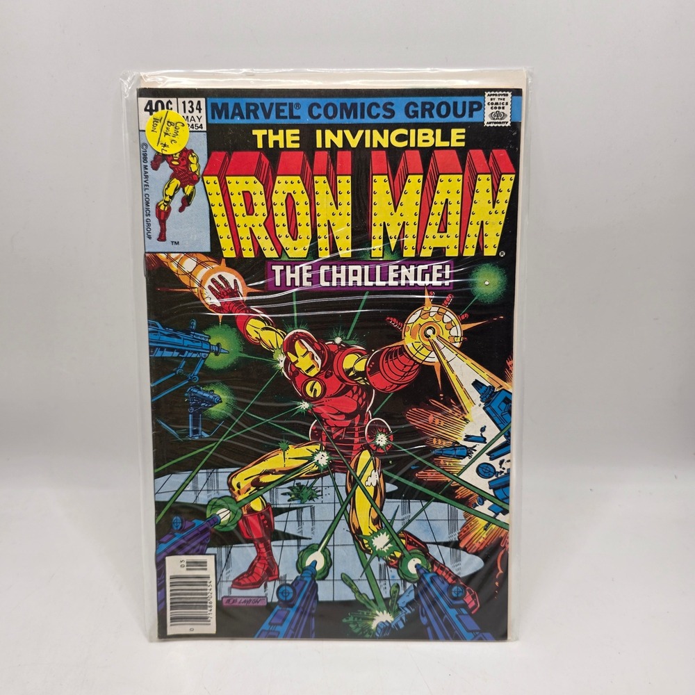 Marvel Iron Man #134 May 1980 Bob Layton Cover Bronze Age The Challenge Comic